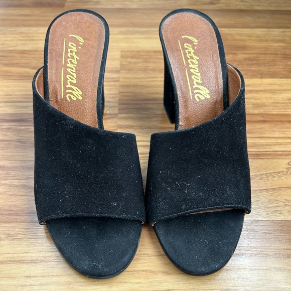 Intervalle Black Suede Block Heel - Picture 3 of 3